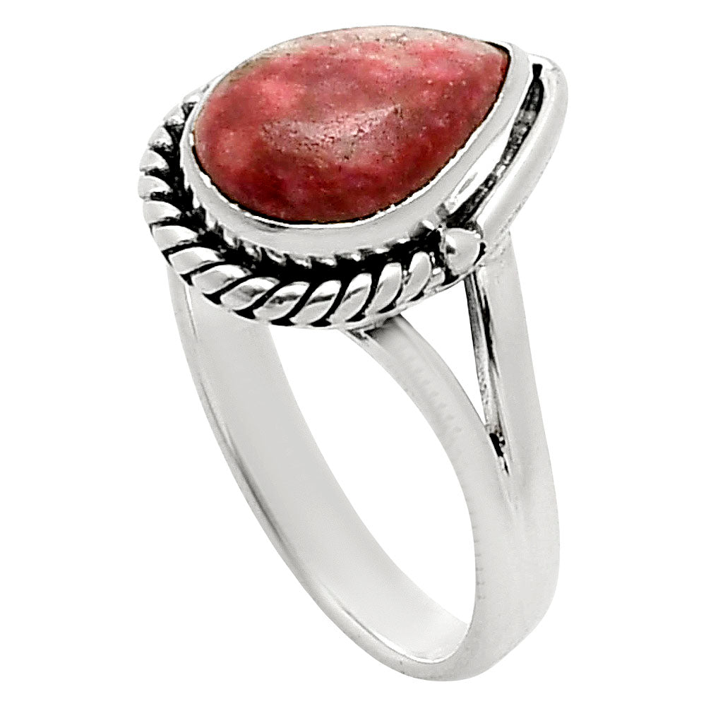 Natural Pink Thulite - Norway Ring size-8 R-1153 SDR249713