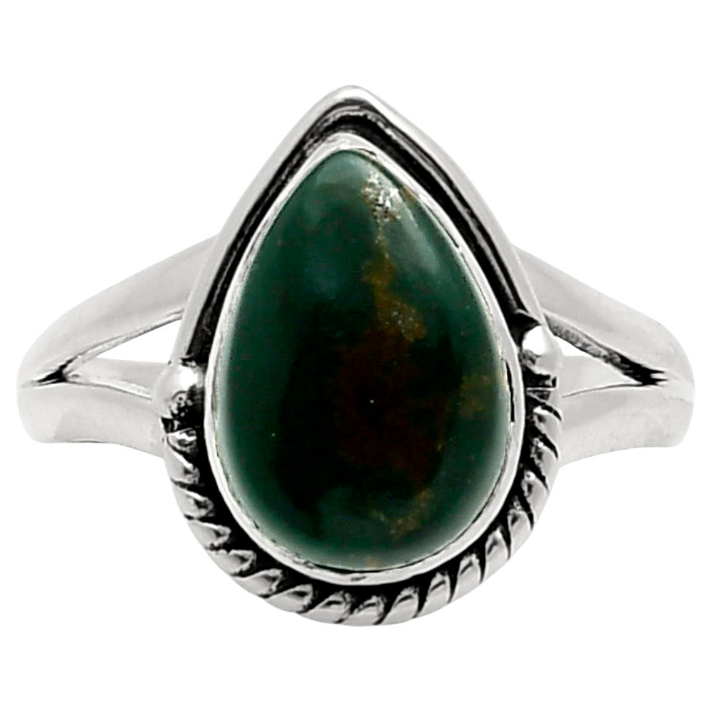 Natural Blood Stone - India Ring size-7 R-1153 SDR249717