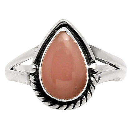 Natural Guava Quartz - Brazil Ring size-8 R-1153 SDR249721