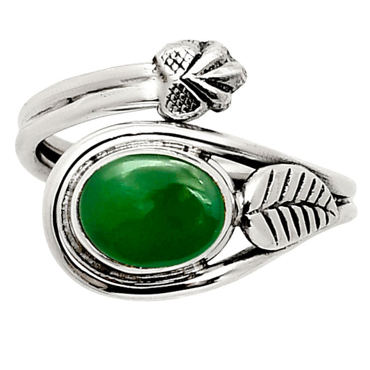 Green Onyx Ring size-6 R-1276 SDR249826