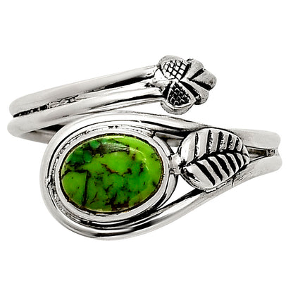 Green Matrix Turquoise Ring size-9 R-1276 SDR249828