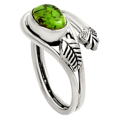 Green Matrix Turquoise Ring size-9 R-1276 SDR249828