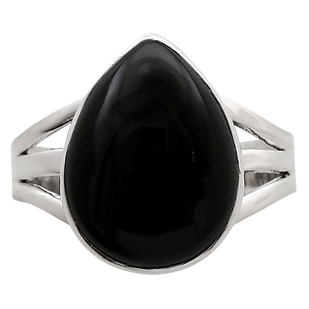 Black Onyx Ring size-9 R-1003 SDR249886