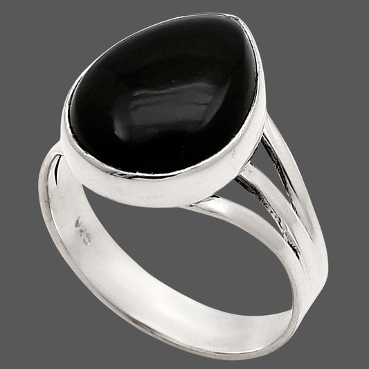 Black Onyx Ring size-9 R-1003 SDR249886