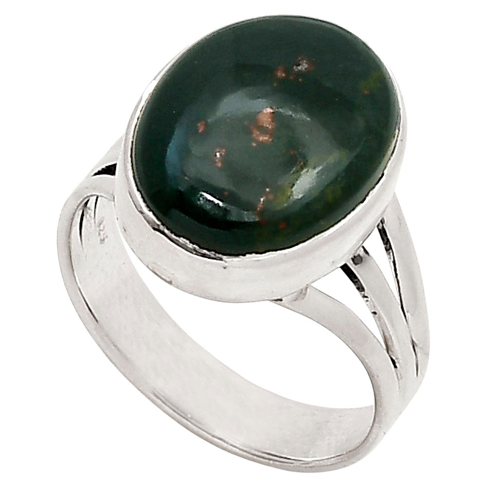 Blood Stone Ring size-8 R-1003 SDR249969