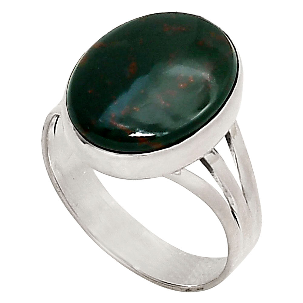 Blood Stone Ring size-9 R-1003 SDR249976