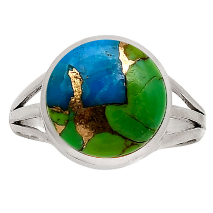 Blue Turquoise In Green Mohave Ring size-10 R-1006 SDR250031