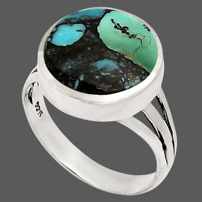 Lucky Charm Tibetan Turquoise Ring size-9 R-1006 SDR250173