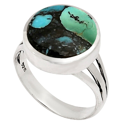 Lucky Charm Tibetan Turquoise Ring size-9 R-1006 SDR250173