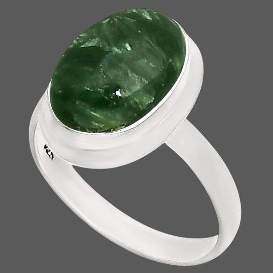Russian Seraphinite Ring size-9 R-1007 SDR250350