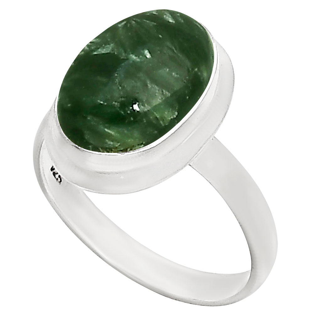 Russian Seraphinite Ring size-9 R-1007 SDR250350