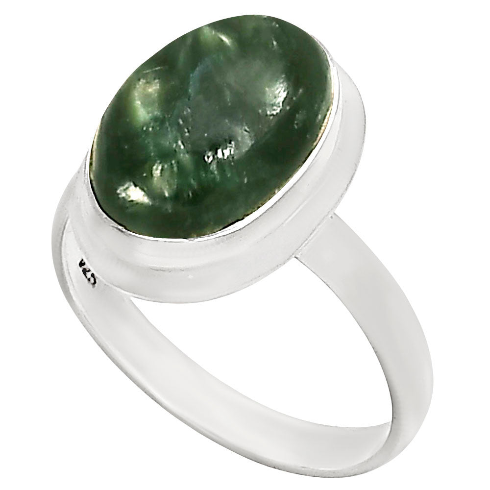 Russian Seraphinite Ring size-10 R-1007 SDR250370