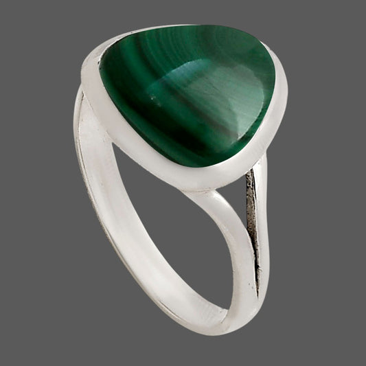 Malachite Eye Ring size-9 R-1005 SDR250503