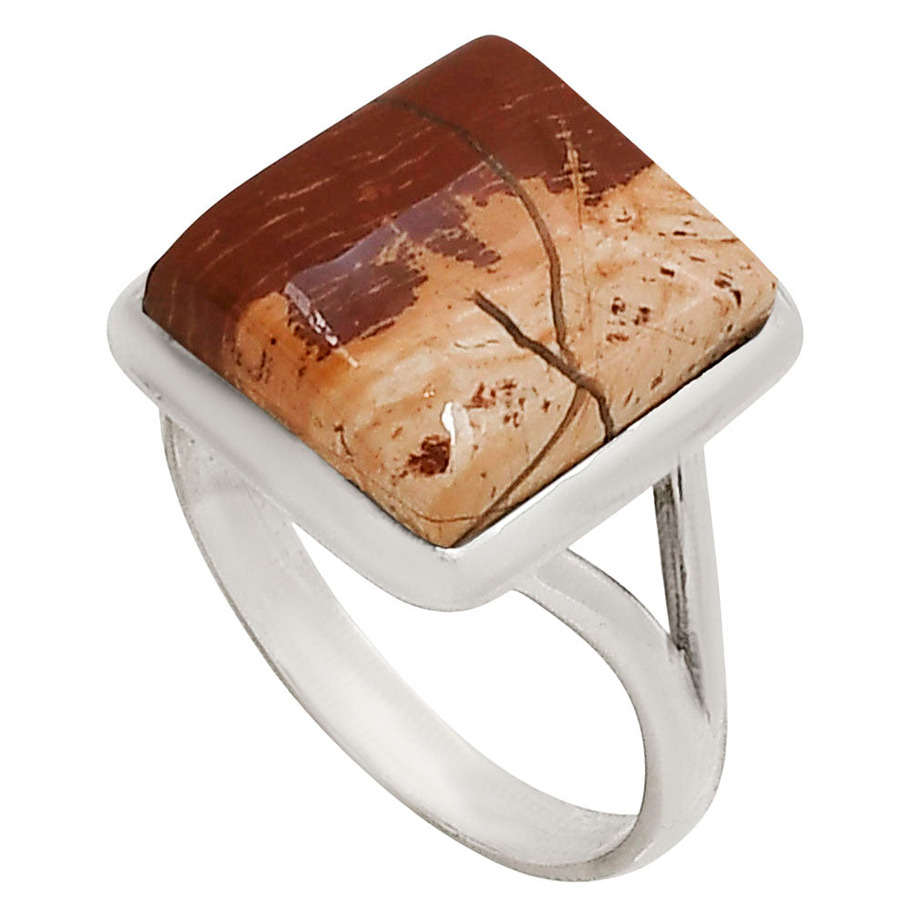 Snake Skin Jasper Ring size-9 R-1005 SDR250519