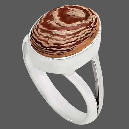 Rosetta Picture Jasper Ring size-8 R-1002 SDR250675