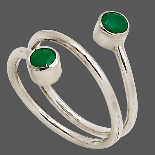 Green Onyx Ring size-6 R-1185 SDR250808