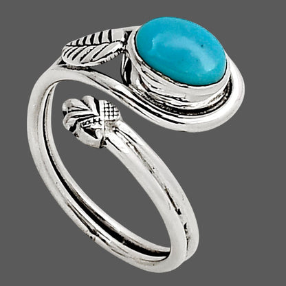 Sleeping Beauty Turquoise Ring size-6 R-1276 SDR250823