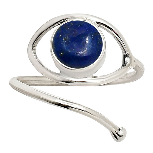 Eye Adjustable - Lapis Lazuli Ring size-7.5 R-1254 SDR250910