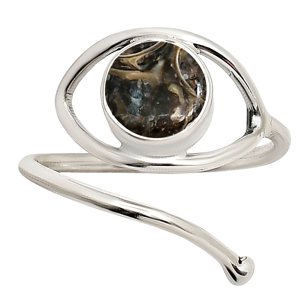 Eye Adjustable - Turtella Jasper Ring size-8 R-1254 SDR250915