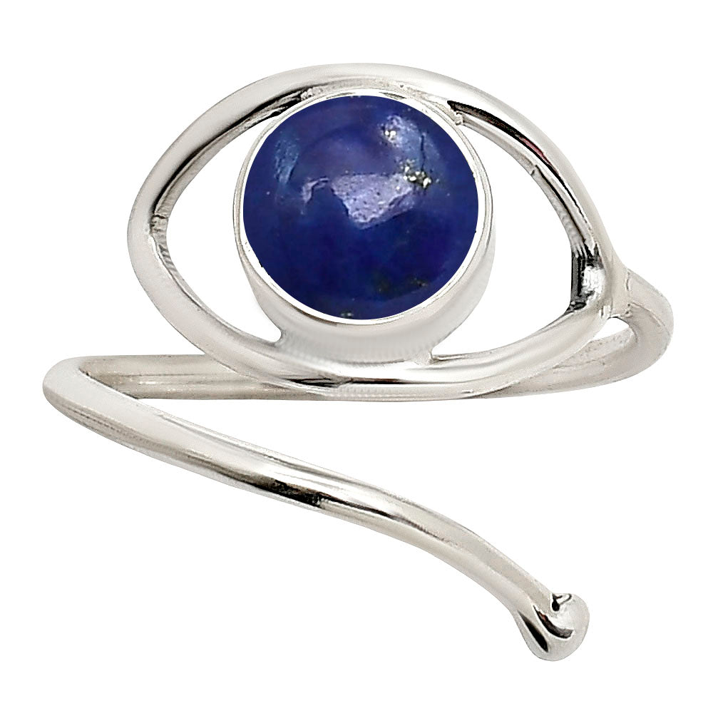 Eye Adjustable - Lapis Lazuli Ring size-7 R-1254 SDR250919