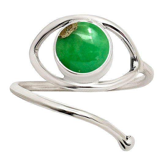 Eye Adjustable - Utah Variscite Ring size-7 R-1254 SDR250921
