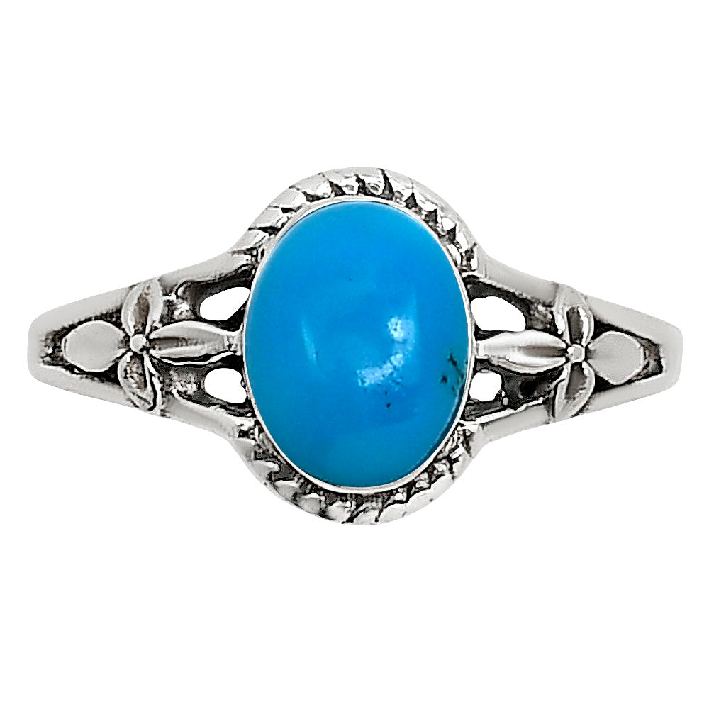 Sleeping Beauty Turquoise Ring size-5 R-1300 SDR250985