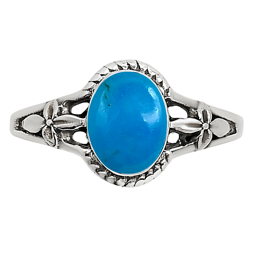 Sleeping Beauty Turquoise Ring size-5 R-1300 SDR250986