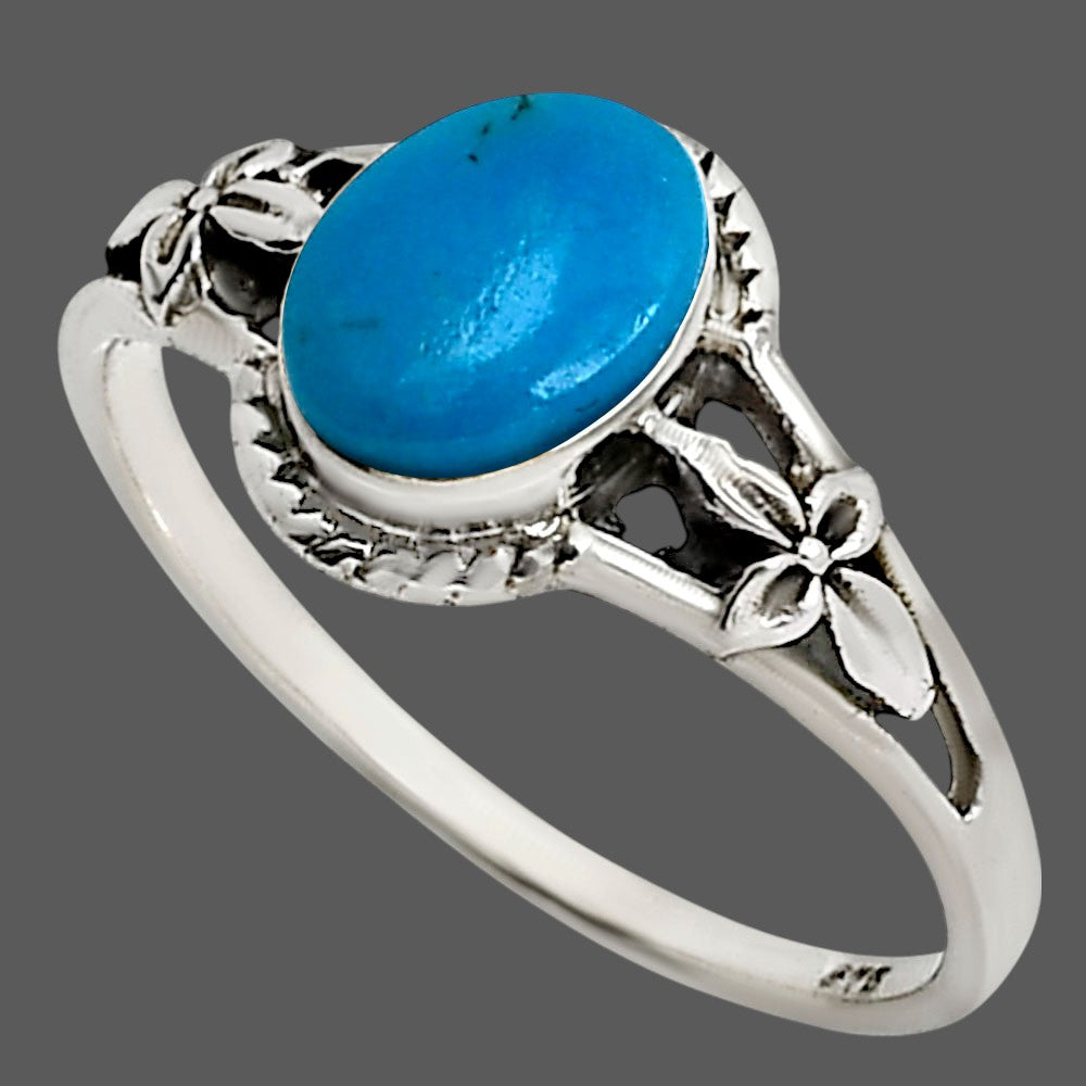 Sleeping Beauty Turquoise Ring size-5 R-1300 SDR250986