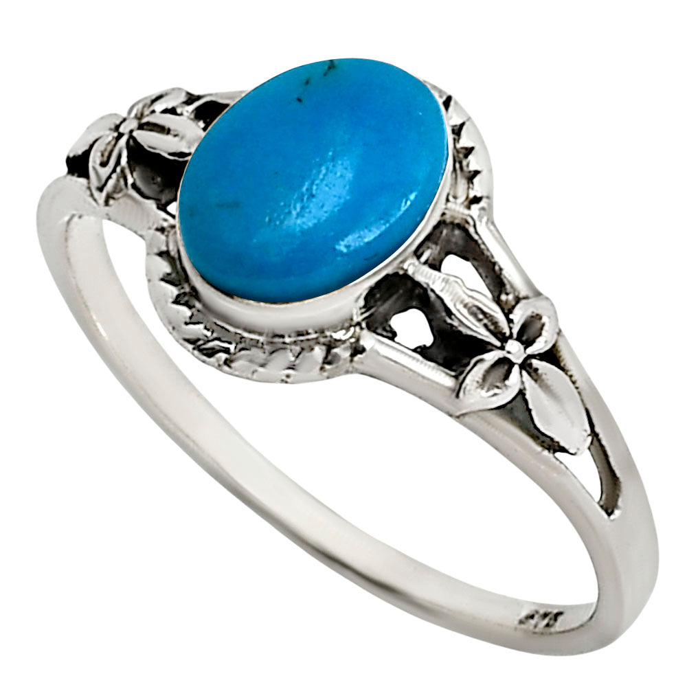 Sleeping Beauty Turquoise Ring size-5 R-1300 SDR250986