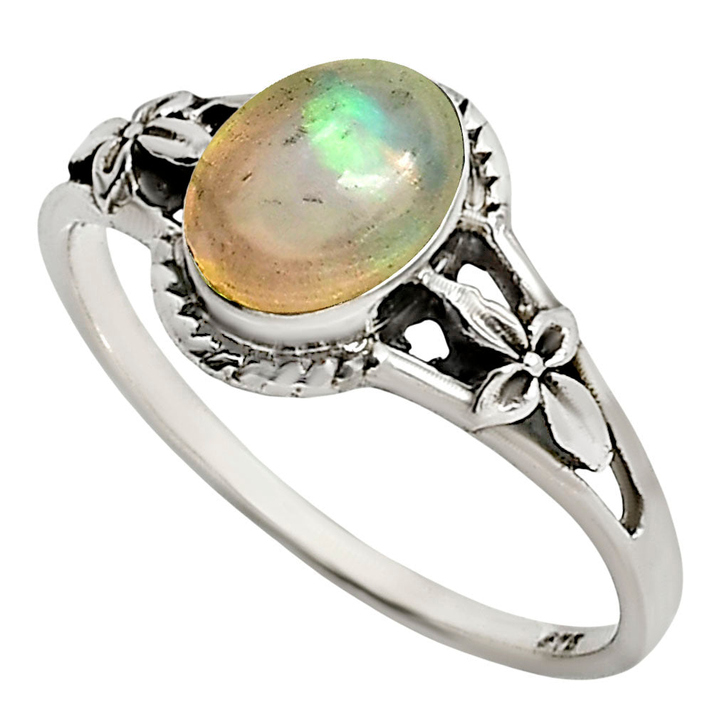 Ethiopian Opal Ring size-5 R-1300 SDR250998