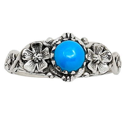 Floral - Sleeping Beauty Turquoise Ring size-7 R-1292 SDR251032