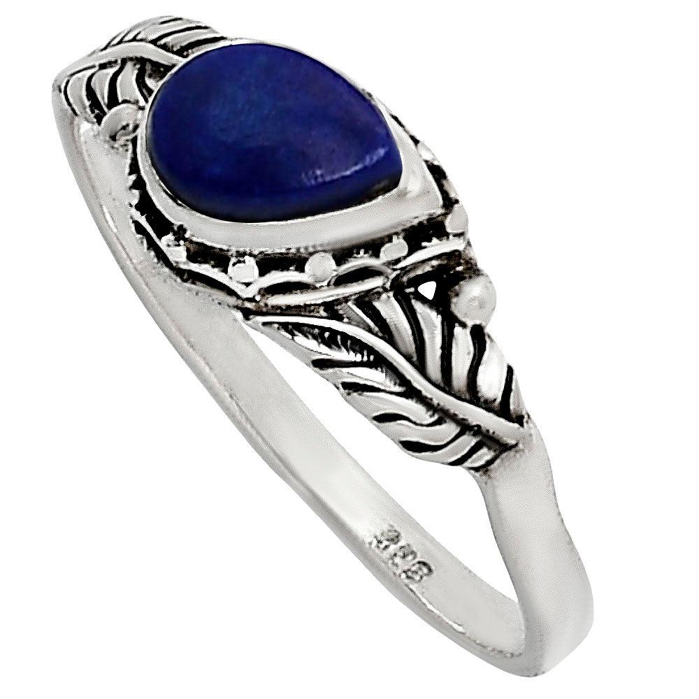 Lapis Lazuli Ring size-5 R-1404 SDR251139
