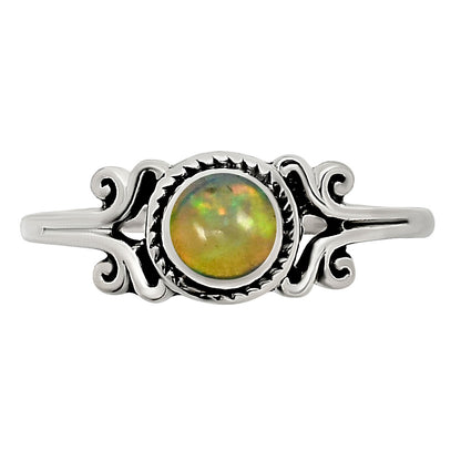 Ethiopian Opal Ring size-6 R-1358 SDR251230