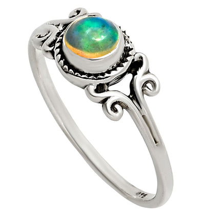 Ethiopian Opal Ring size-6 R-1358 SDR251230