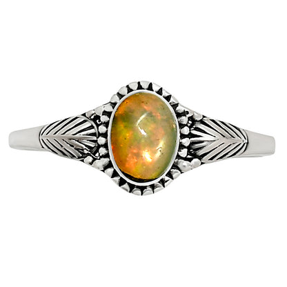 Ethiopian Opal Ring size-8 R-1404 SDR251289