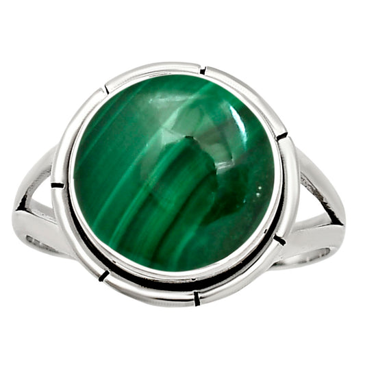 Malachite Eye Ring size-8 R-1012 SDR251295