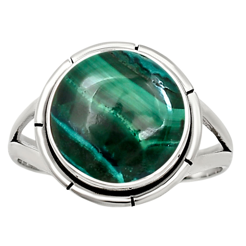 Malachite Eye Ring size-9 R-1012 SDR251300