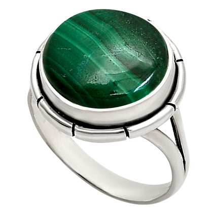 Malachite Eye Ring size-8 R-1012 SDR251303