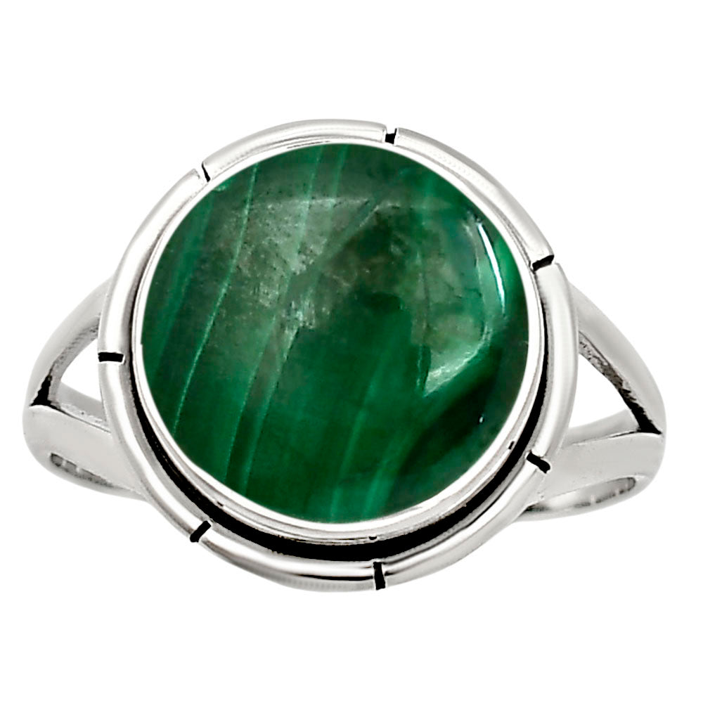 Malachite Eye Ring size-8 R-1012 SDR251307