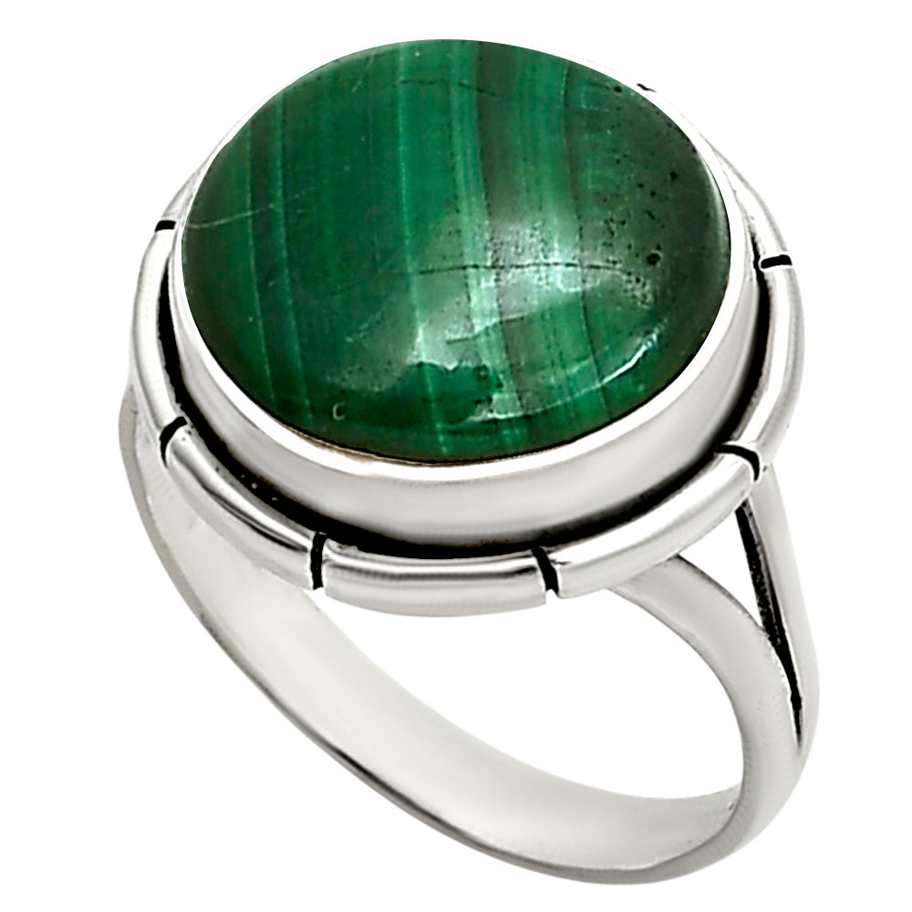 Malachite Eye Ring size-7 R-1012 SDR251310