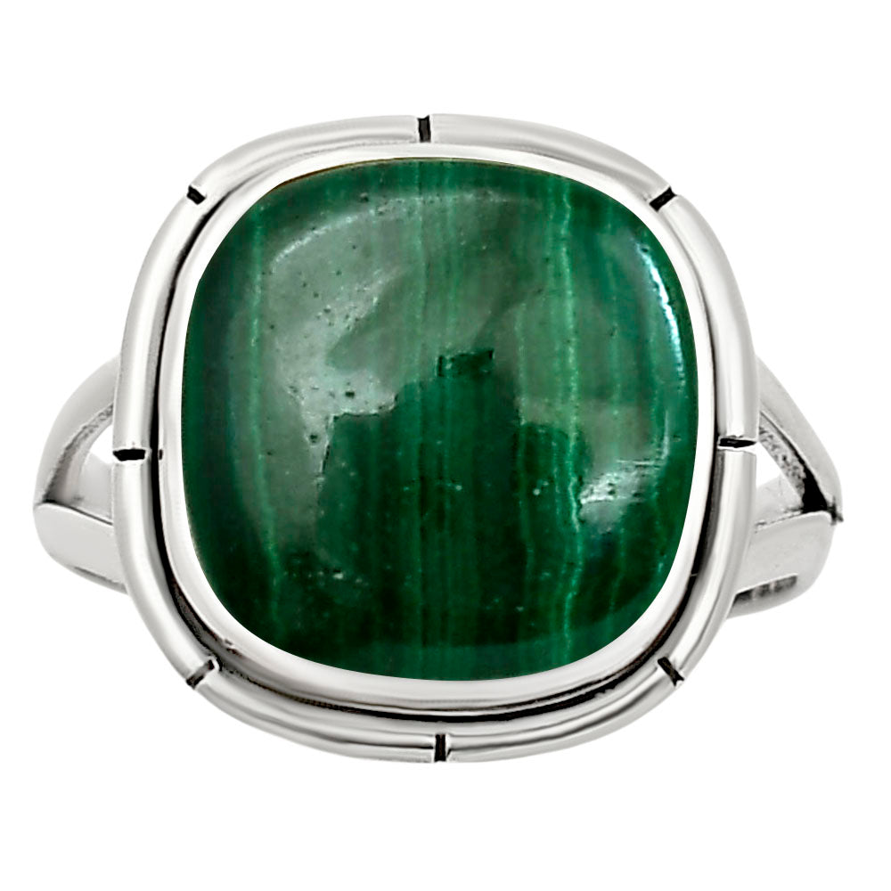Malachite Eye Ring size-8 R-1012 SDR251321