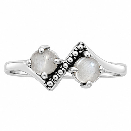 Srilankan Moonstone Ring size-6 R-1184 SDR251499