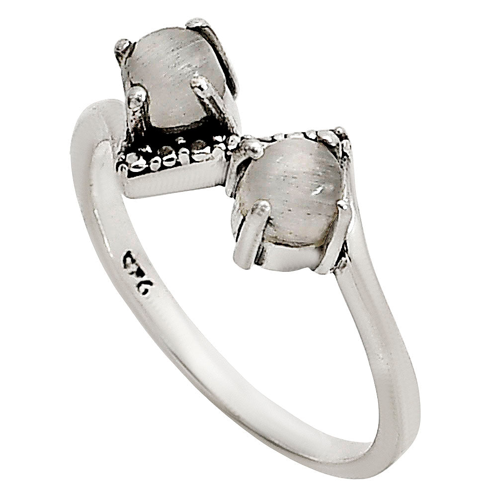 Srilankan Moonstone Ring size-6 R-1184 SDR251499