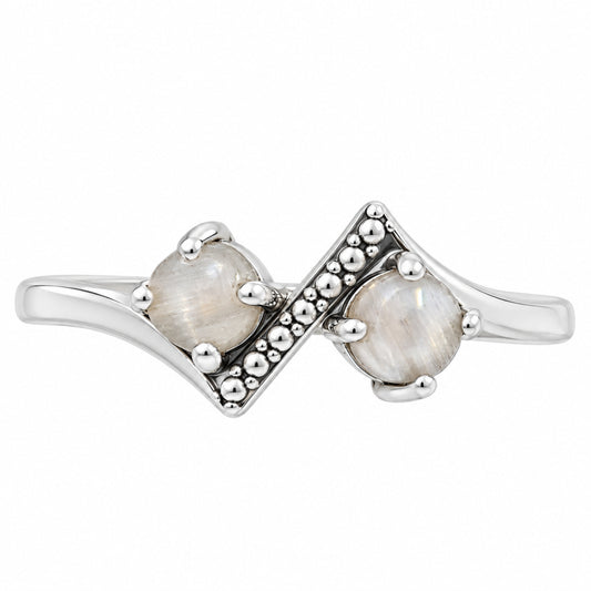 Srilankan Moonstone Ring size-8 R-1184 SDR251502