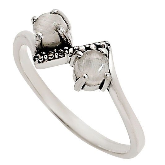 Srilankan Moonstone Ring size-8 R-1184 SDR251502