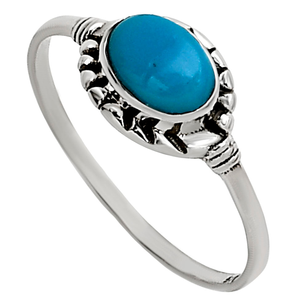 Sleeping Beauty Turquoise Ring size-7 R-1292 SDR251537