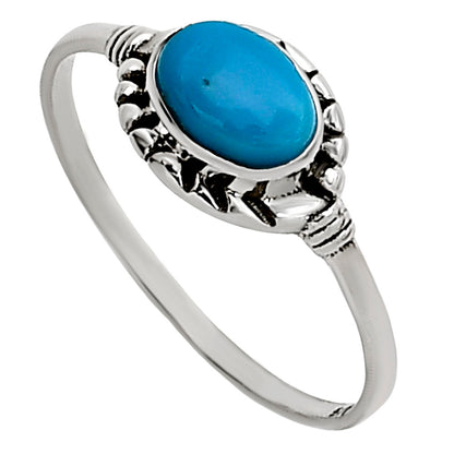Sleeping Beauty Turquoise Ring size-8 R-1292 SDR251540