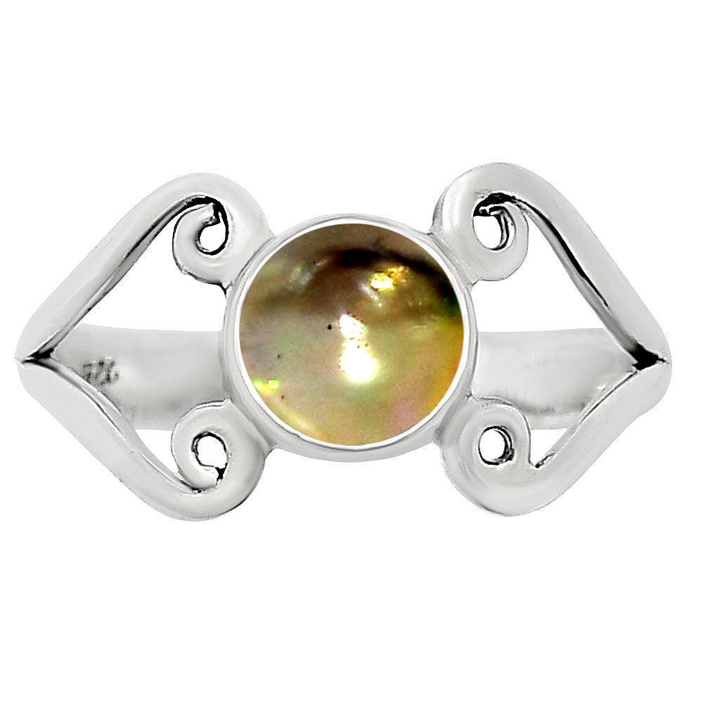 Ethiopian Opal Ring size-6 R-1574 SDR251763