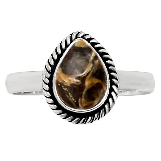 Turtella Jasper Ring size-8 R-1009 SDR251802