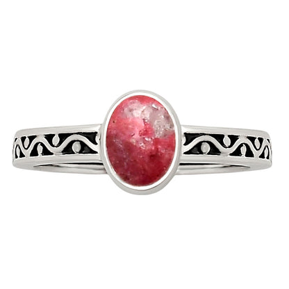 Pink Thulite Ring size-8 R-1213 SDR251852
